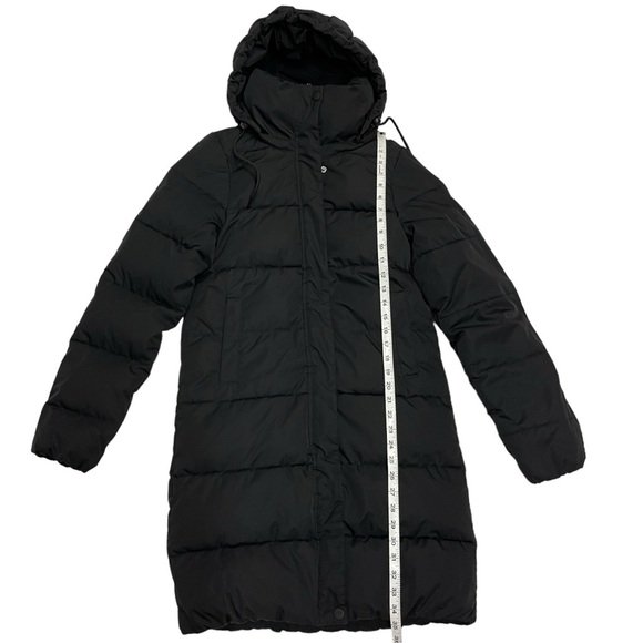 Ripzone puffer parka long Jacket size XS black quilted Winter Jacket - Picture 6 of 15